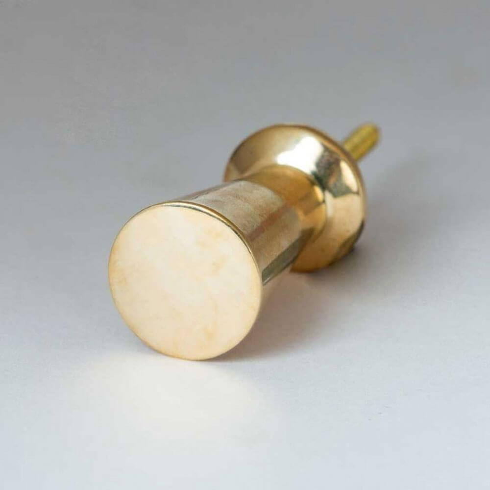 Bombay Duck Conical Knobs Polished Brass